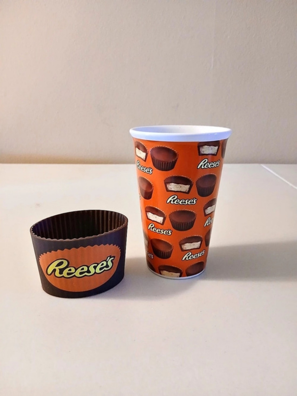 Reese's Tumbler and Cup Set Orange & Brown